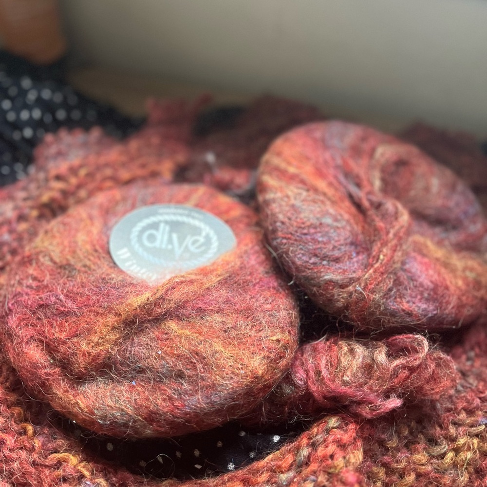 Multicolor Wool Blend Yarn